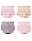 LANGSHA nowy 4 sztuk/partia wysokiej talii majtki damskie odchudzanie bawełniane majtki Body Shapers bielizna Lady Sexy koronkow