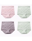 LANGSHA nowy 4 sztuk/partia wysokiej talii majtki damskie odchudzanie bawełniane majtki Body Shapers bielizna Lady Sexy koronkow