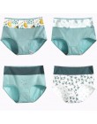LANGSHA nowy 4 sztuk/partia wysokiej talii majtki damskie odchudzanie bawełniane majtki Body Shapers bielizna Lady Sexy koronkow