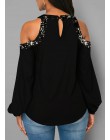 Nowe damskie bluzki z długim rękawem Casual ladies luźna bluzka na ramię Plus rozmiar góra wiosna modna damska bluzka