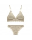 TERMEZY nowe paski bawełniana bielizna zestaw modny biustonosz zestaw seksowna bielizna romantyczna pokusa bralette top kobiety 