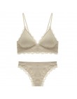 TERMEZY nowe paski bawełniana bielizna zestaw modny biustonosz zestaw seksowna bielizna romantyczna pokusa bralette top kobiety 