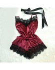 Bielizna Sexy biustonosz zestaw moda kobiety Sexy koronkowa bielizna nocna bielizna pokusa Babydoll bielizna nocna zestawy Lence