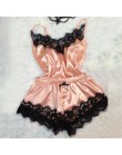 Bielizna Sexy biustonosz zestaw moda kobiety Sexy koronkowa bielizna nocna bielizna pokusa Babydoll bielizna nocna zestawy Lence