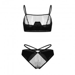 Komplet bielizny seksowne kobiety koronkowe Strappy komplet biustonosz Push-Up bielizna erotyczna Porno Femme bielizna Bralette 
