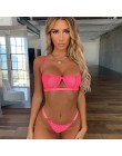 Ellolace Sexy kobiety biustonosz zestaw Push Up bielizna bikini garnitur z niskim stanem czarny przezroczysty Lenceria Femenina 