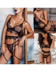 Kobiety seksowna bielizna biustonosz zestaw kobiet czarny koronki biustonosze komplety bielizny seksowna bielizna bielizna nocna