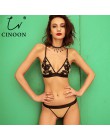 CINOON Sexy koronkowy biustonosz 3/4 szklanki biustonosz komplety bielizna dla kobiet bez fiszbin cienki komplet bielizny oddych
