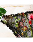 Bielizna Sexy biustonosz zestaw kobiet kwiat haft Sling koronkowa bielizna biustonosze plus size seksowna bielizna nocna bielizn