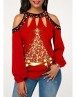 Nowe damskie bluzki z długim rękawem Casual ladies luźna bluzka na ramię Plus rozmiar góra wiosna modna damska bluzka