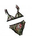 Bielizna Sexy biustonosz zestaw kobiet kwiat haft Sling koronkowa bielizna biustonosze plus size seksowna bielizna nocna bielizn