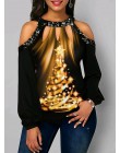 Nowe damskie bluzki z długim rękawem Casual ladies luźna bluzka na ramię Plus rozmiar góra wiosna modna damska bluzka