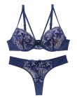 Intimates Sexy B C Cup biustonosz zestaw z majtkami luksusowe koronki komplet biustonosz push-up kobiety bielizna zestaw dziewcz