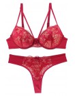 Intimates Sexy B C Cup biustonosz zestaw z majtkami luksusowe koronki komplet biustonosz push-up kobiety bielizna zestaw dziewcz