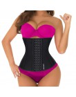 Burvogue kobiety gorset gorset waist trainer lateksowy gorset modelowanie talii gorset i obcisły top bez ramiączek stalowe kości