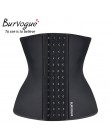 Burvogue kobiety gorset gorset waist trainer lateksowy gorset modelowanie talii gorset i obcisły top bez ramiączek stalowe kości