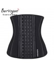 Burvogue kobiety gorset gorset waist trainer lateksowy gorset modelowanie talii gorset i obcisły top bez ramiączek stalowe kości