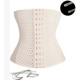 Czarny/beżowy Fitness spalanie tłuszczu pas napinający Sexy kobiety Body gorset waist trainer czopiarki pas gorset Faja Shapewea