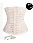 Czarny/beżowy Fitness spalanie tłuszczu pas napinający Sexy kobiety Body gorset waist trainer czopiarki pas gorset Faja Shapewea