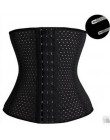 Czarny/beżowy Fitness spalanie tłuszczu pas napinający Sexy kobiety Body gorset waist trainer czopiarki pas gorset Faja Shapewea
