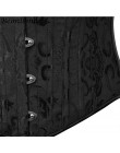 Beonlema kobiety stalowy pas wyszczuplający w talii gorset wyszczuplająca talia Underbust Fajas Steampunk akcesoria Femme XS-3XL