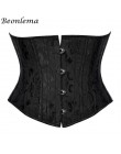 Beonlema kobiety stalowy pas wyszczuplający w talii gorset wyszczuplająca talia Underbust Fajas Steampunk akcesoria Femme XS-3XL