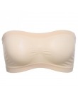 Kobiety Lady Sexy top bez ramiączek biustonosz zakrętka tubki biustonosz Bandeau bielizna bez ramiączek oddychająca warstwa Stre