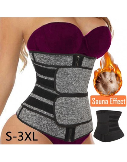 Neoprenowy Sauna talia gorset treningowy pas odchudzający dla kobiet odchudzanie kompresja trymer trening Fitness
