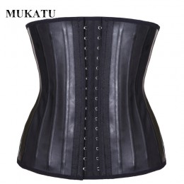 MUKATU Latex gorset Waist Trainer gorset brzuch wąski pasek urządzenie do modelowania sylwetki modelowanie pasek 25 stal bez koś