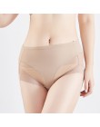 Koloryzowane damskie szorty Body majtki modelujące spodnie damskie wysokie elastyczne figi kontrolne Seamfree oddychająca siatka