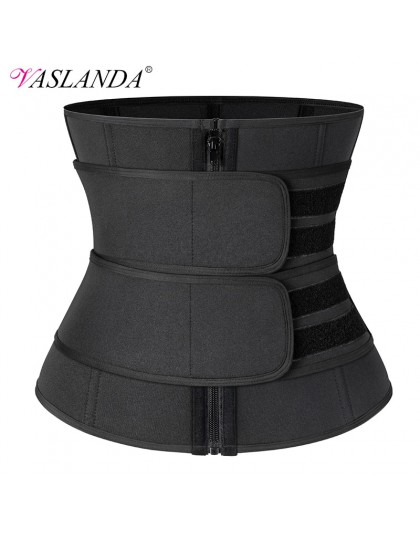 Stal bez kości gorset modelujący talię trener Sauna pot Sport pas Cintas Modeladora kobiety odchudzanie lędźwiowy Shaper trening