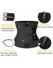 Stal bez kości gorset modelujący talię trener Sauna pot Sport pas Cintas Modeladora kobiety odchudzanie lędźwiowy Shaper trening