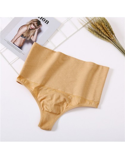 Kobiety wysokiej talii Shaper seksowne stringi jesień oddychające Body Shapers odchudzanie kalesony bielizna brzucha miękkie maj