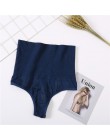 Kobiety wysokiej talii Shaper seksowne stringi jesień oddychające Body Shapers odchudzanie kalesony bielizna brzucha miękkie maj