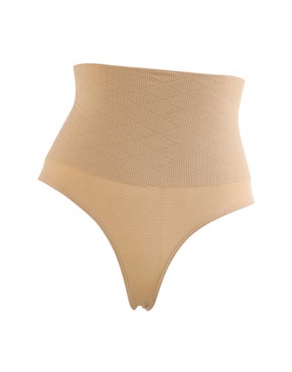 Bez szwu wysokiej talii stringi biodra ciała czopiarki damskie stringi bielizna gorset Waist trainer po porodzie brzuch Shapewea