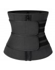 Stal bez kości gorset modelujący talię trener Sauna pot Sport pas Cintas Modeladora kobiety odchudzanie lędźwiowy Shaper trening