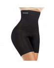 Burvogue wysokiej talii majtki modelujące brzuch treningowy do wyszczuplania talii Butt Lifter Shapewear seksowna bezszwowa biel