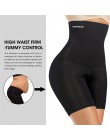 Burvogue wysokiej talii majtki modelujące brzuch treningowy do wyszczuplania talii Butt Lifter Shapewear seksowna bezszwowa biel