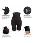 Burvogue wysokiej talii majtki modelujące brzuch treningowy do wyszczuplania talii Butt Lifter Shapewear seksowna bezszwowa biel