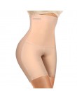Burvogue wysokiej talii majtki modelujące brzuch treningowy do wyszczuplania talii Butt Lifter Shapewear seksowna bezszwowa biel