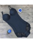 Beonlema urządzenie do modelowania sylwetki kobiety Sexy Shapewear Body Femme czarna bielizna wyszczuplająca Butt Lifter XL mięk