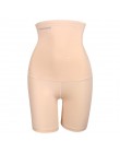 Burvogue wysokiej talii majtki modelujące brzuch treningowy do wyszczuplania talii Butt Lifter Shapewear seksowna bezszwowa biel