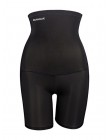 Burvogue wysokiej talii majtki modelujące brzuch treningowy do wyszczuplania talii Butt Lifter Shapewear seksowna bezszwowa biel