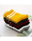 Nowe wysokiej jakości kobiety dziewczęce w stylu casual, w paski cukierkowe kolory bawełniane wygodne Harajuku śmieszne skarpetk