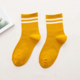 Nowe wysokiej jakości kobiety dziewczęce w stylu casual, w paski cukierkowe kolory bawełniane wygodne Harajuku śmieszne skarpetk