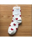 Skarpetki damskie damskie śliczne Love Heart bawełniane skarpetki Harajuku dziewczyna kobiece śmieszne szczęśliwe powieści słodk