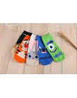 Nowe śmieszne damskie skarpetki bawełniane z motywem z kreskówki szalone zwierzę Judy królik Nick Stitch Clawhauser Stitch Mr. Q