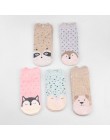 Bawełniane skarpety damskie słodki mops pies kot Fox śliczne skarpetki Lolita krótkie bambusowe Kawaii Hipster damskie skarpety 