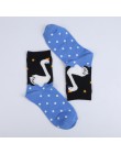 Modeager marka z japonii harajuku świnia Flamingo dinozaur kot Fox zwierzęta kobiety skarpetki Kawaii śliczne kobiety Cartoon śm