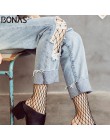 BONAS kobiety 20D rajstopy kabaretki małe średnie duże siatki kabaretki Sexy rajstopy Lady czarny nylon oddychające pończochy Ho